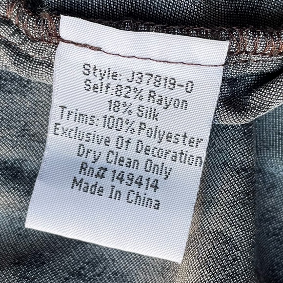 Johnny Was Leopard Velvet Midi Dress XL - Picture 15 of 15